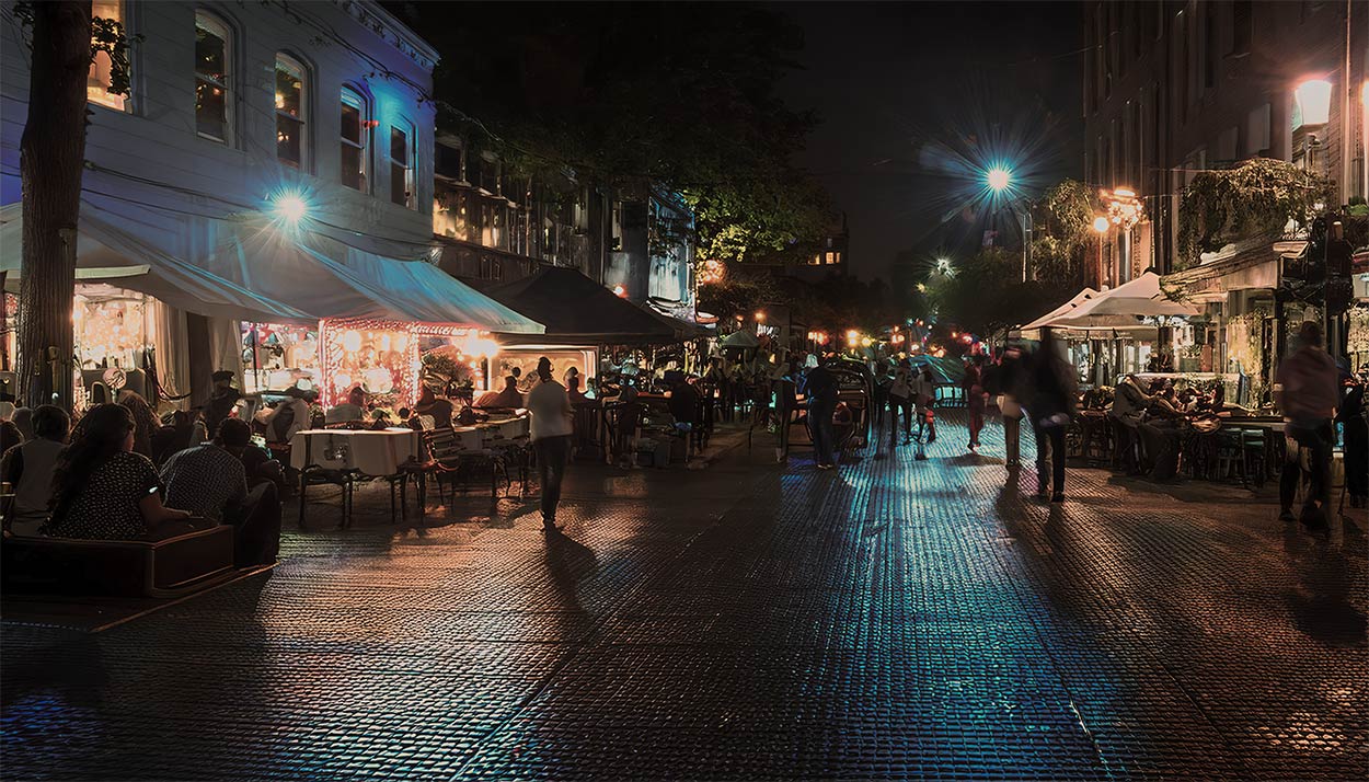 Eine Nacht, die klebrig blieb