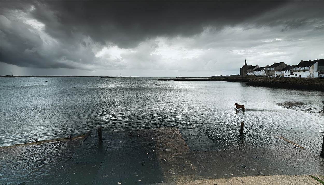 Einsame Tage am Meer