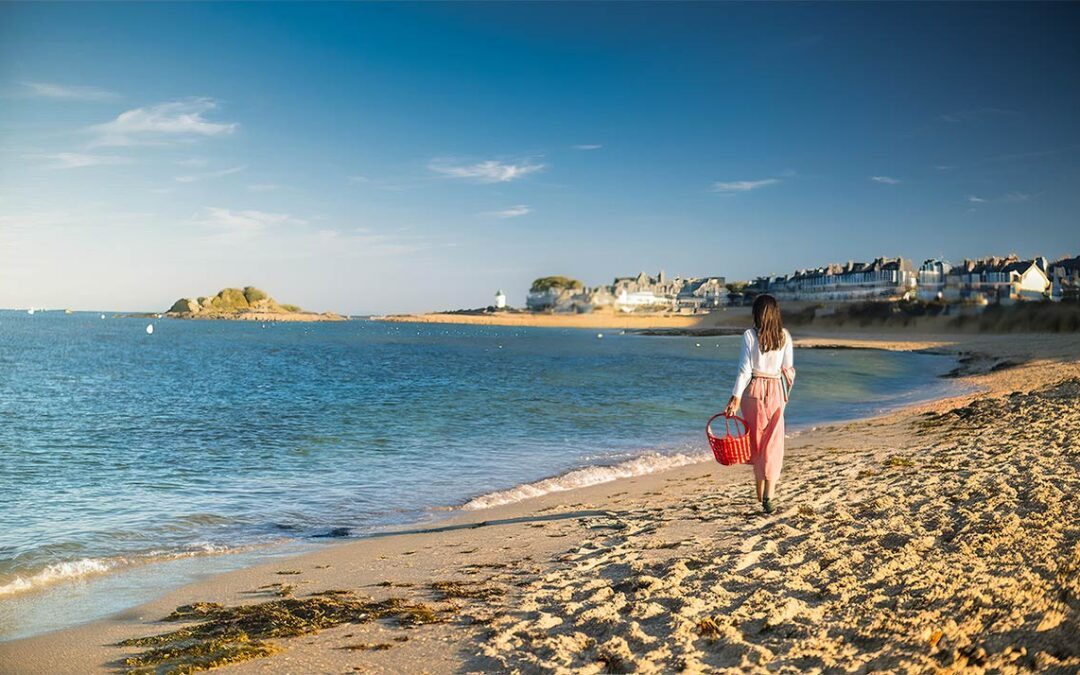 Der Strandkorb und das Meer
