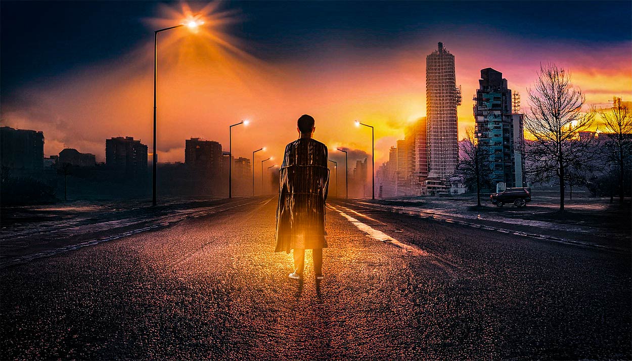 Die Stadt, ein Kadaver in Neon