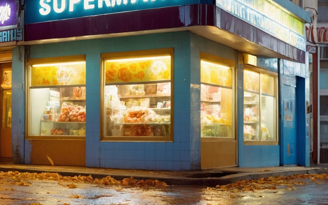 Supermarkt nach Mitternacht