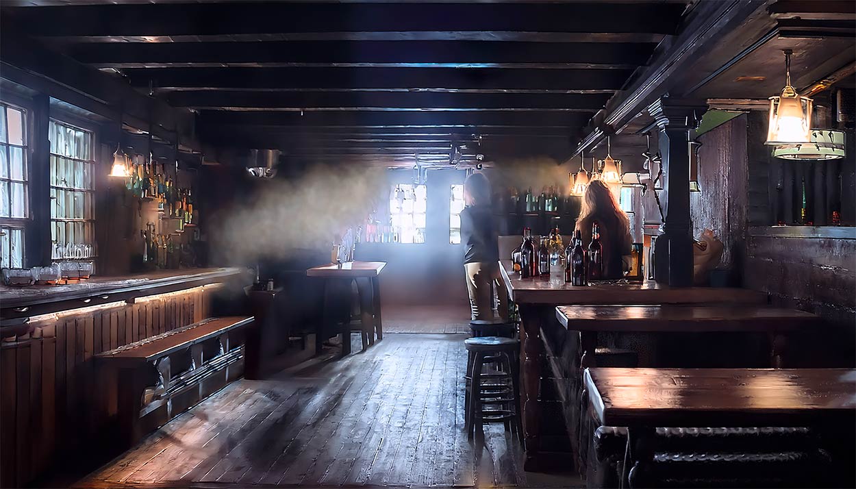 Mit Clair und Jean im Le Petit Rien