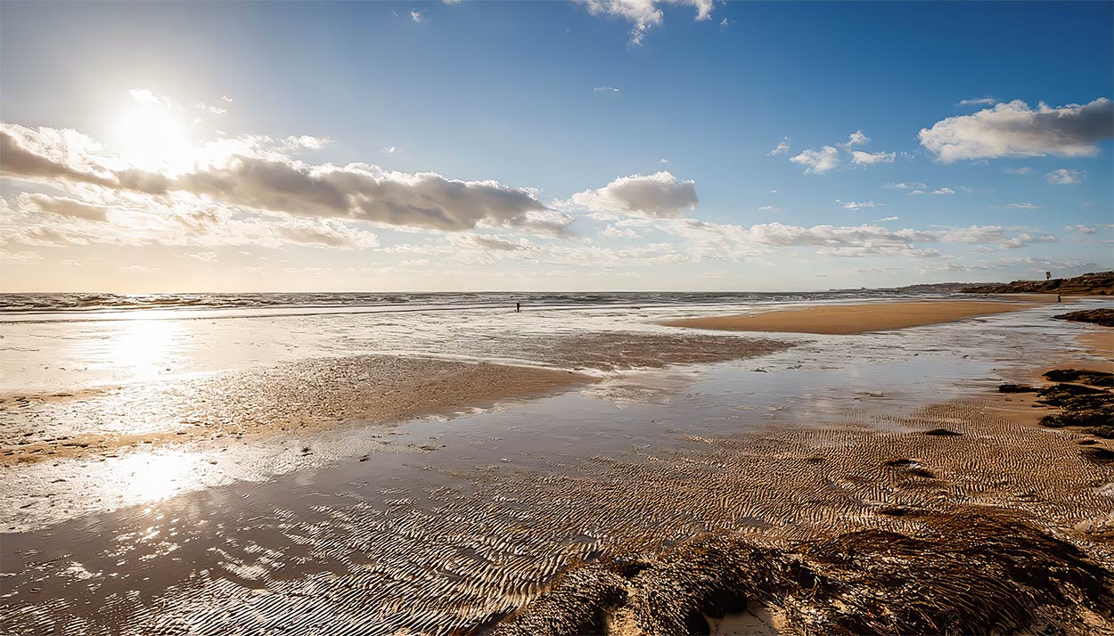 Ruhige und friedliche Tage am Meer